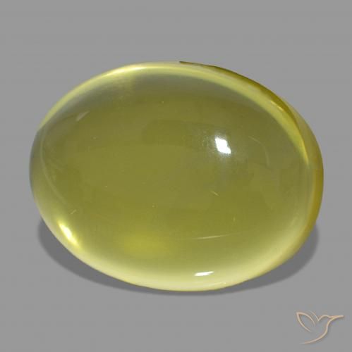 Quartzo amarelo médio Natural 50.35ct, oval, Transparente