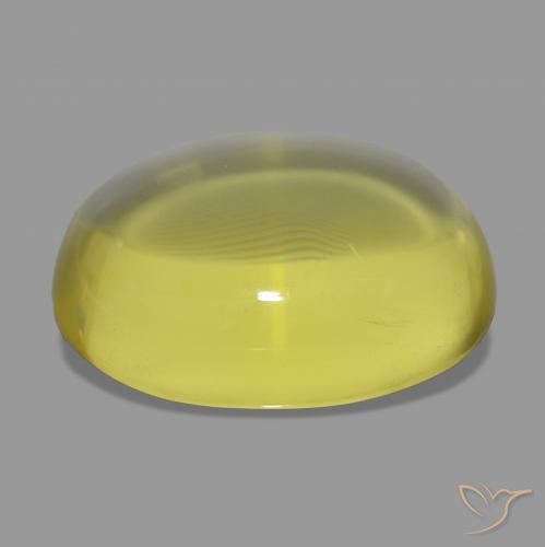 Quartzo amarelo médio Natural 50.35ct, oval, Transparente