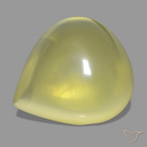 51.34ct Amarelo Abacaxi Quartzo Pedras Preciosas, Formato de pêra, Transparente