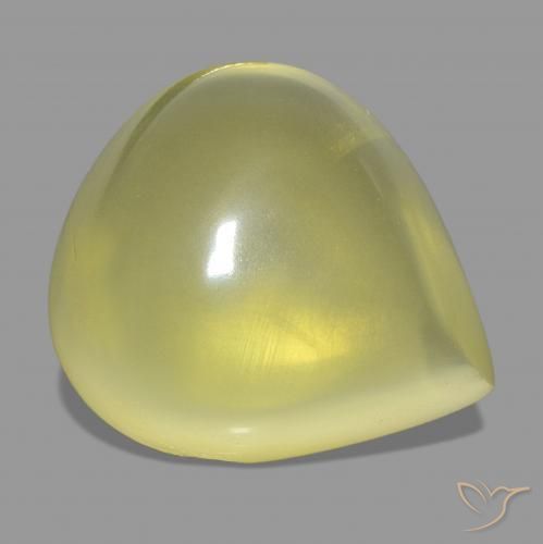 Quartzo Amarelo Abacaxi Natural 51.34ct, Formato de pêra, Transparente