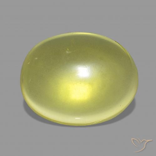 Quartzo Amarelo Abacaxi Natural 15.07ct, oval, Transparente