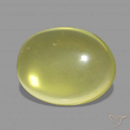 Quartzo Amarelo Abacaxi Natural 15.07ct, oval, Transparente