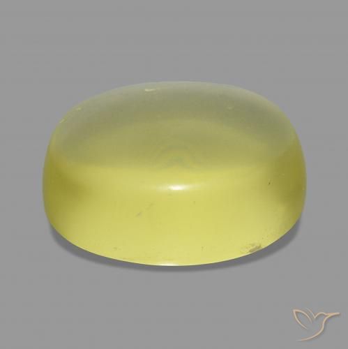Quartzo Amarelo Abacaxi Natural 15.07ct, oval, Transparente