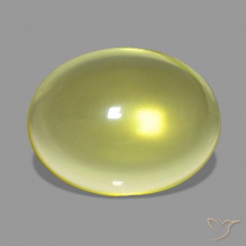 Quartzo amarelo médio Natural 14.58ct, oval, Transparente