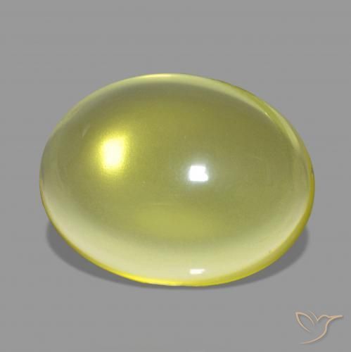 Quartzo amarelo médio Natural 14.58ct, oval, Transparente