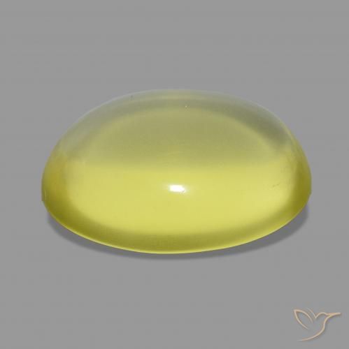 Quartzo amarelo médio Natural 14.58ct, oval, Transparente