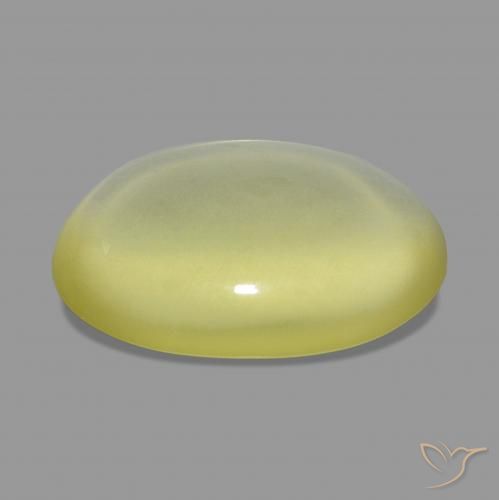 Quartzo Luz amarela Natural 8.98ct, oval, Transparente