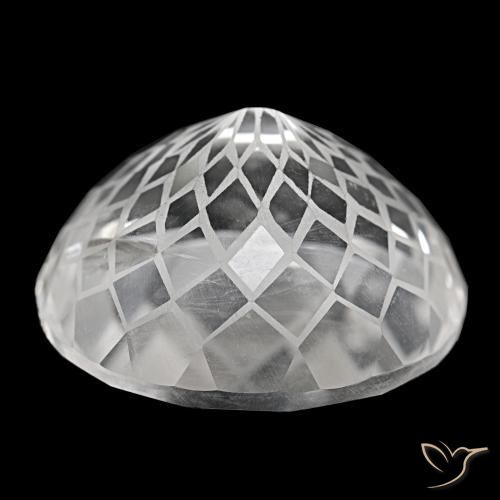 Quartzo branco natural 58,94ct, corte oval, VS
