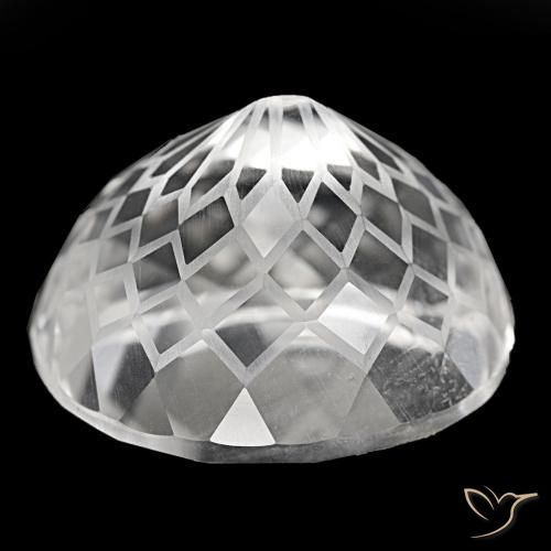 Quartzo branco natural 76,48ct, corte oval, VS
