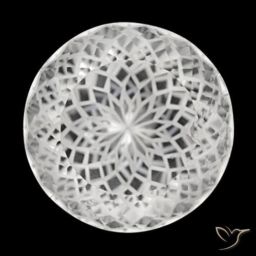73.76ct branco quartzo, redondo, VS