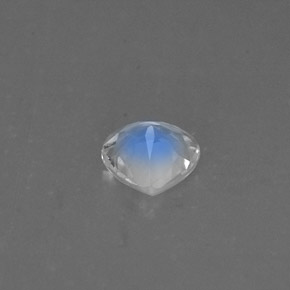 Pedra da lua arco-íris branco natural 0,52ct, formato de pêra, VS