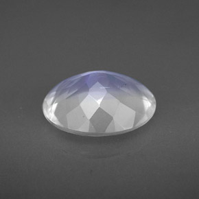 Pedra da Lua Arco-íris Branco azul Natural 4.02ct, Corte Oval, VS