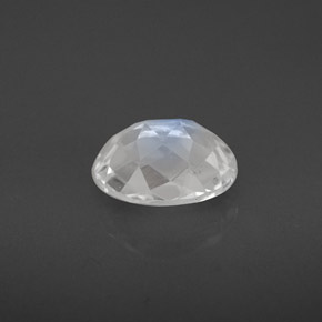 Pedra da Lua Arco-íris Branco azulado Natural 1.36ct, Corte Oval, VS