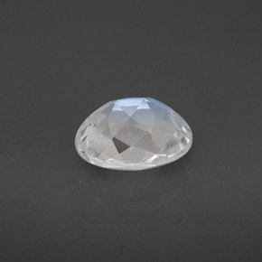 Pedra da lua arco-íris branco natural 1,42ct, corte oval, VS