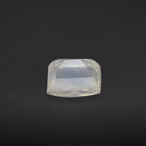 Pedra da lua arco-íris multicolorido natural 1,20ct, baguete, VS-SI