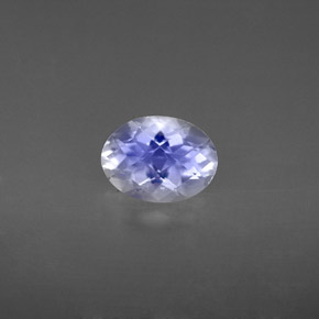 Pedra da lua arco-íris branco natural 1,10ct, corte oval, VS