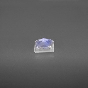 Pedra da lua arco-íris branco natural 0,55ct, baguete, VS