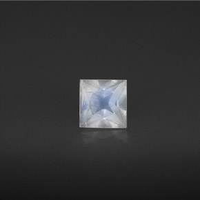 Pedra da lua arco-íris branco natural 0,56ct, baguete, VS