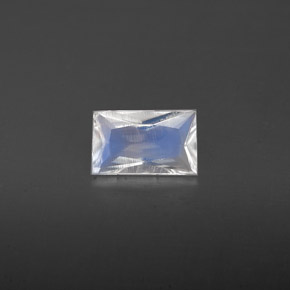 Pedra da lua arco-íris branco natural 0,40ct, baguete, VS
