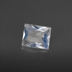 Pedra da lua arco-íris branco natural 0,49ct, baguete, VS