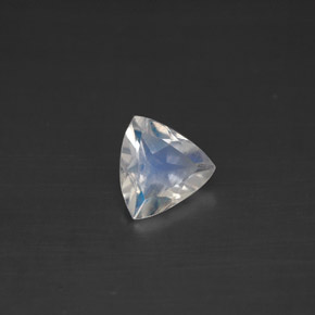 Pedra da lua arco-íris branco natural 0,52ct, trillion, VS
