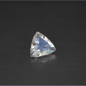 Pedra da lua arco-íris branco natural 0,57ct, trillion, VS