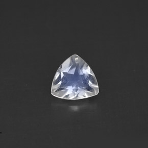 Pedra da lua arco-íris branco natural 0,47ct, trillion, VS