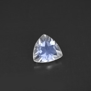 Pedra da lua arco-íris branco natural 0,47ct, trillion, VS