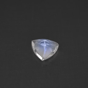 Pedra da lua arco-íris branco natural 0,47ct, trillion, VS