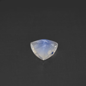 Pedra da lua arco-íris branco natural 0,51ct, trillion, VS