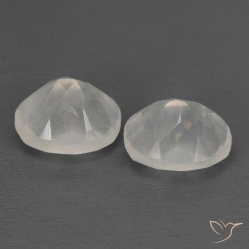 Pedras preciosas de Pedra da Lua Arco-Íris Branco azulado natural de 2.30 ct, oval, Transparente