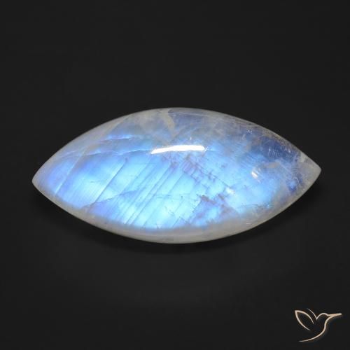24,44 ct Marquise Rainbow Moonstone, 29 x 13,7 mm Dos Estados Unidos, Photo A