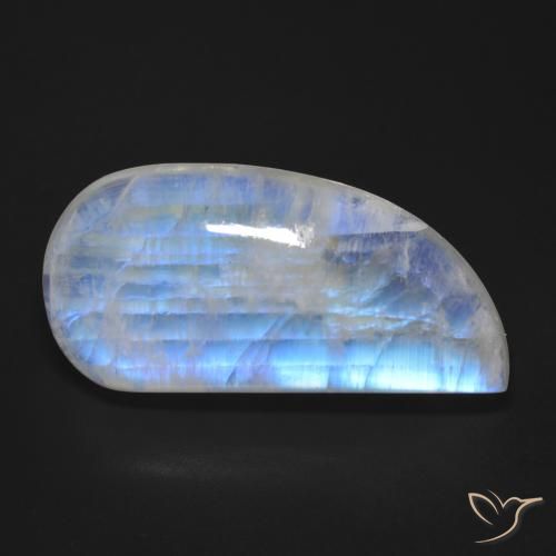 30,49 ct Fancy Rainbow Moonstone, 30,4 x 14,7 mm dos Estados Unidos, Photo A