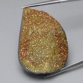 Pirita arco-íris Multicolorido Natural 38.45ct, Forma extravagante, Opaco