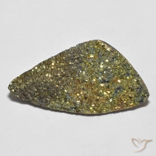 10.03ct Natural Multicolorido Pirita arco-íris, Chique, Opaco