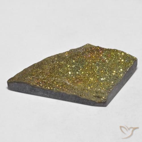 Pirita arco-íris Multicolorido Natural 12.17ct, Chique, Opaco