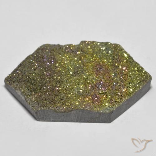 Pirita arco-íris Multicolorido Natural 19.90ct, Chique, Opaco