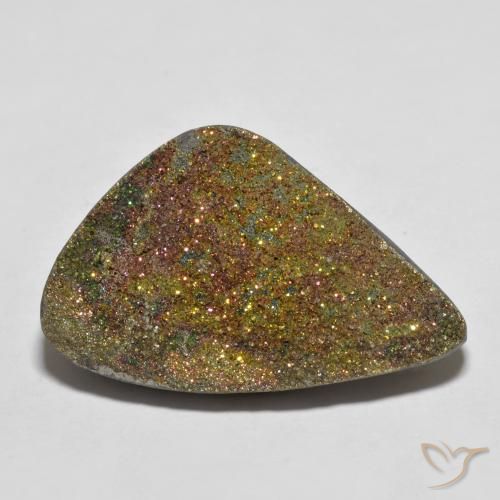 24.00ct Natural Multicolorido Pirita arco-íris, Chique, Opaco