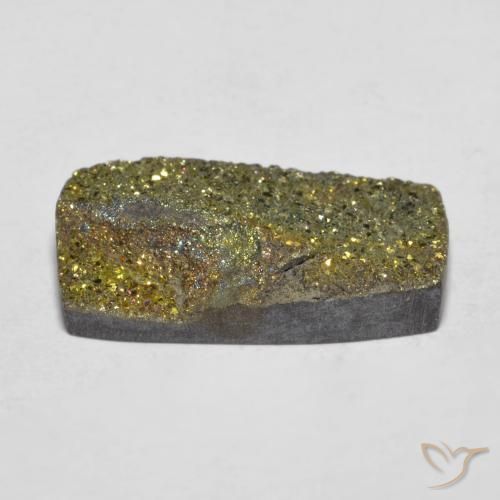 Pirita arco-íris Multicolorido Natural 9.03ct, baguete, Opaco