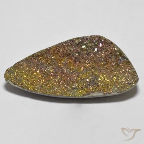 Pirita arco-íris Multicolorido Natural 11.21ct, Chique, Opaco