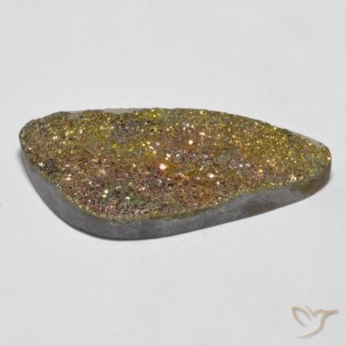 Pirita arco-íris Multicolorido Natural 11.21ct, Chique, Opaco