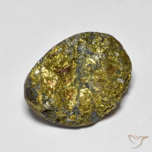 19.31ct Natural Multicolorido Pirita arco-íris, Chique, Opaco