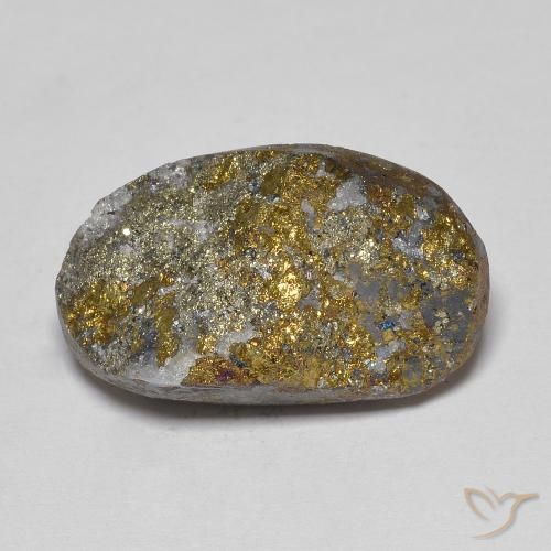 21.12ct Natural Multicolorido Pirita arco-íris, Chique, Opaco