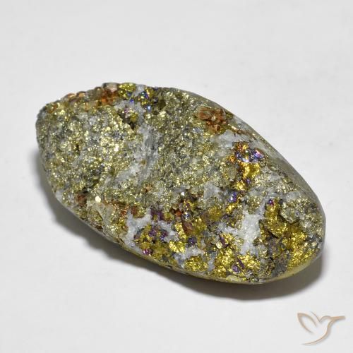 Pirita arco-íris Multicolorido Natural 56.79ct, Chique, Opaco