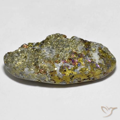 Pirita arco-íris Multicolorido Natural 56.79ct, Chique, Opaco