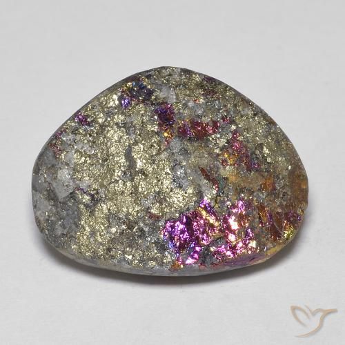 17.60ct Natural Multicolorido Pirita arco-íris, Chique, Opaco