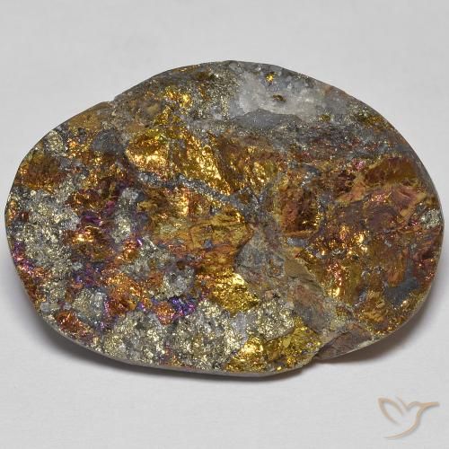 41.69ct Natural Multicolorido Pirita arco-íris, Chique, Opaco