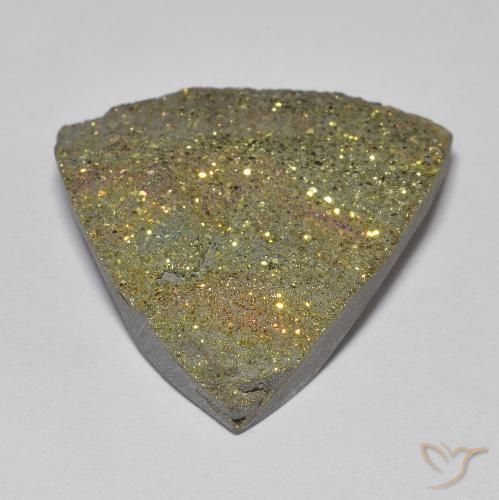 Pirita arco-íris Multicolorido Natural 20.89ct, Trilhão, Opaco