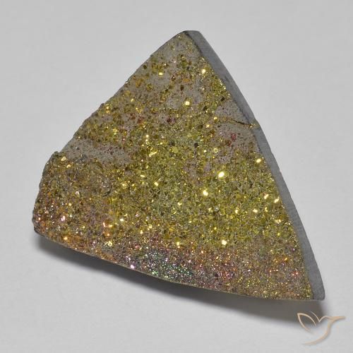 Pirita arco-íris Multicolorido Natural 13.27ct, Trilhão, Opaco