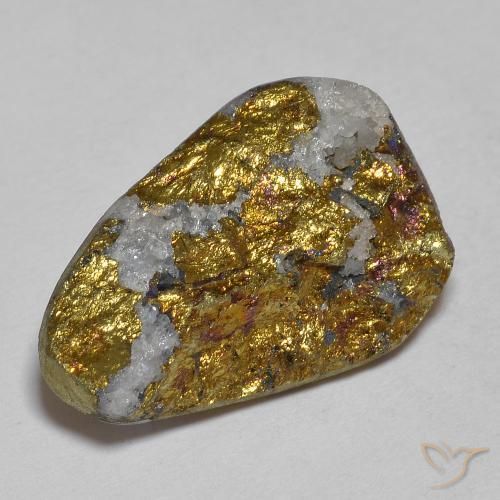 Pirita arco-íris Multicolorido Natural 11.14ct, Chique, Opaco